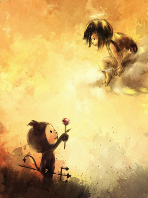 عکس با کیفیت فانتزی شیطان عاشق